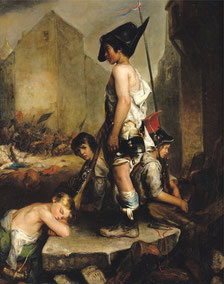 Phillipe-Auguste Jeanron, The Little Patriots, a Souvenir of July 1830, 1831, Caen, Musée de Beaux-Arts,