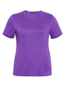 lila T-Shirt für runde Frauen, Größe  52 , XXL