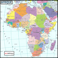 Carte Afrique