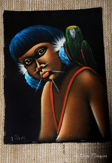 YANOMAMI.  Photo Cesar P.Jacques  OrinoquiArt  exposition