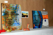 Orinoquiart  exposition  Montreal.                                  Photo Cesar P.jacques