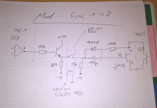 OSC1 -> OSC2 SYNC
