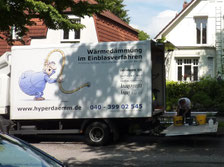 Die Spezialisten für Einblasdämmung im Einsatz