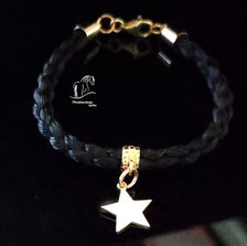 Pferdehaararmbänder Gold