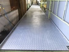 歩廊の床の改修工事：工事後写真