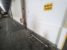 間仕切り壁防護板新設工事：工事後写真