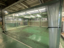 テント式作業場の新設工事：工事後写真