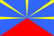 French Oversea Department, Postal Code 974: It's (unofficial) flag