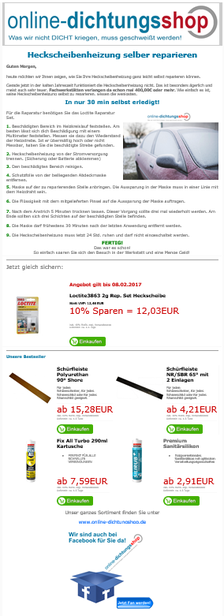 Beispiel Newsletter Marketing Muster