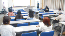 石垣市民ラボの報告会が開かれた=23日午後、大濱信泉記念館
