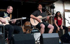 Mit Günther Hoyer und Nicole Janss beim Sakuramachis Sunbeng-Festistval