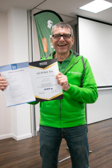 Josef ist jetzt als Medizinprodukteberater zertifiziert