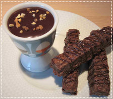 oeufs mouillette au chocolat 