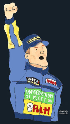 Michael Schumacher by Muneta & Cerracín