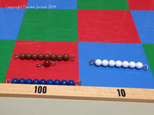 montessori, schachbrett, große multiplikation