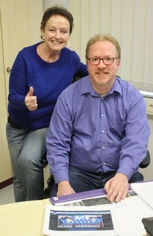 Vorsitzende Birgitt Faßhauer und Stephan Lanzke. Foto: Faßhauer