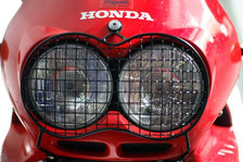 Headlight protector steel grille