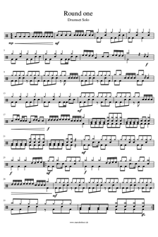 Drumsolo Sheet PDF