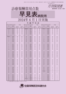 診療報酬常用点数早見表（病院用）