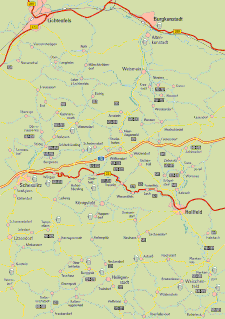 Frankische Schweiz, Bamberger Gebiete