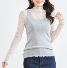 ラメシアーメローインナー フォーユー価格　1,380円(税込)  ※ラメ入りの登場です   