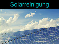 Solaranlagenreinigung