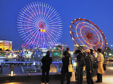 みなとみらい21地区の夜景