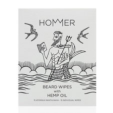 Hommer Beard Wipes Bart Reinigunstücher mit Hanf öl