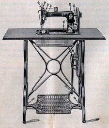 1899 Treadle -  DAVIS Model 8 VF Head