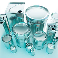 metal cans metal canisters metal pails metal bottles metal packaging HUBER Packaging 