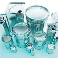 metal cans metal canisters metal pails metal bottles metal packaging HUBER Packaging 