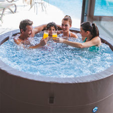 Acheter spa gonflable pas cher extérieur netspa magasin piscine alba alès proche de Vézénobres