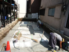 台東区 木造3階建て耐火建築物 基礎工事画像3
