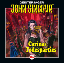 CD Cover John Sinclair - 186 - Carinas Todesparties