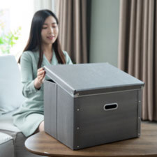 収納箱　折りたたみ方①