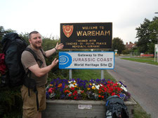 After a long hike we finally arrive at Wareham!