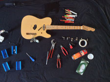 fender telecaster disassembled