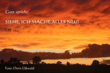 Jahreslosung 2026 - Gott spricht: Siehe, ich mache alles neu! Off.21,5