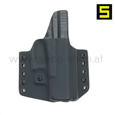 Kydex OWB Gürtelholster für Glock Pistolen wie Glock 17, Glock 19, Glock 43, Glock 43X RAIL