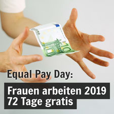 Equal Pay Day: Frauen arbeiten 2019 72 Tage gratis