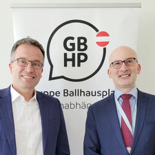 Dr. Johannes Kopf (AMS) zu Gast im BMEIA bei Gesandtem Mag. Gerhard Eisl (GBHP)