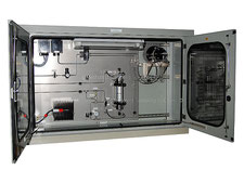 ACN automatic sampling cabinet, chemical sampler closed loop, no emission, piston cylinder sampler with liquid sample valve