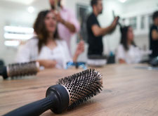altes Friseur - Coiffeur Geschäft von Anno