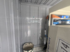 換気扇取付用パネル：工事前写真