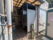 トイレ棟の新築工事：工事前写真