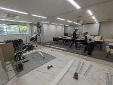 用途変更による改修工事：工事中写真