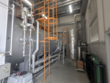 タラップに背篭を新設：工事後写真