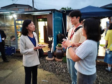 金子恵美衆議院議員が駆けつけてくださいました