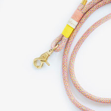 buntes Halsband für Hunde mit Gelb von hundsoadli