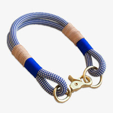 hundsoadli tauhalsband blau modern